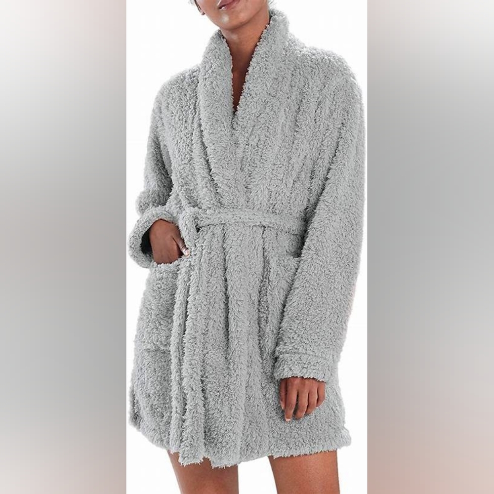 Natori N Natori Women's Plush Lounge Cardigan - Picture 2 of 6